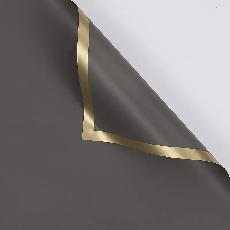 Celofan "Gold kant" faszén #121