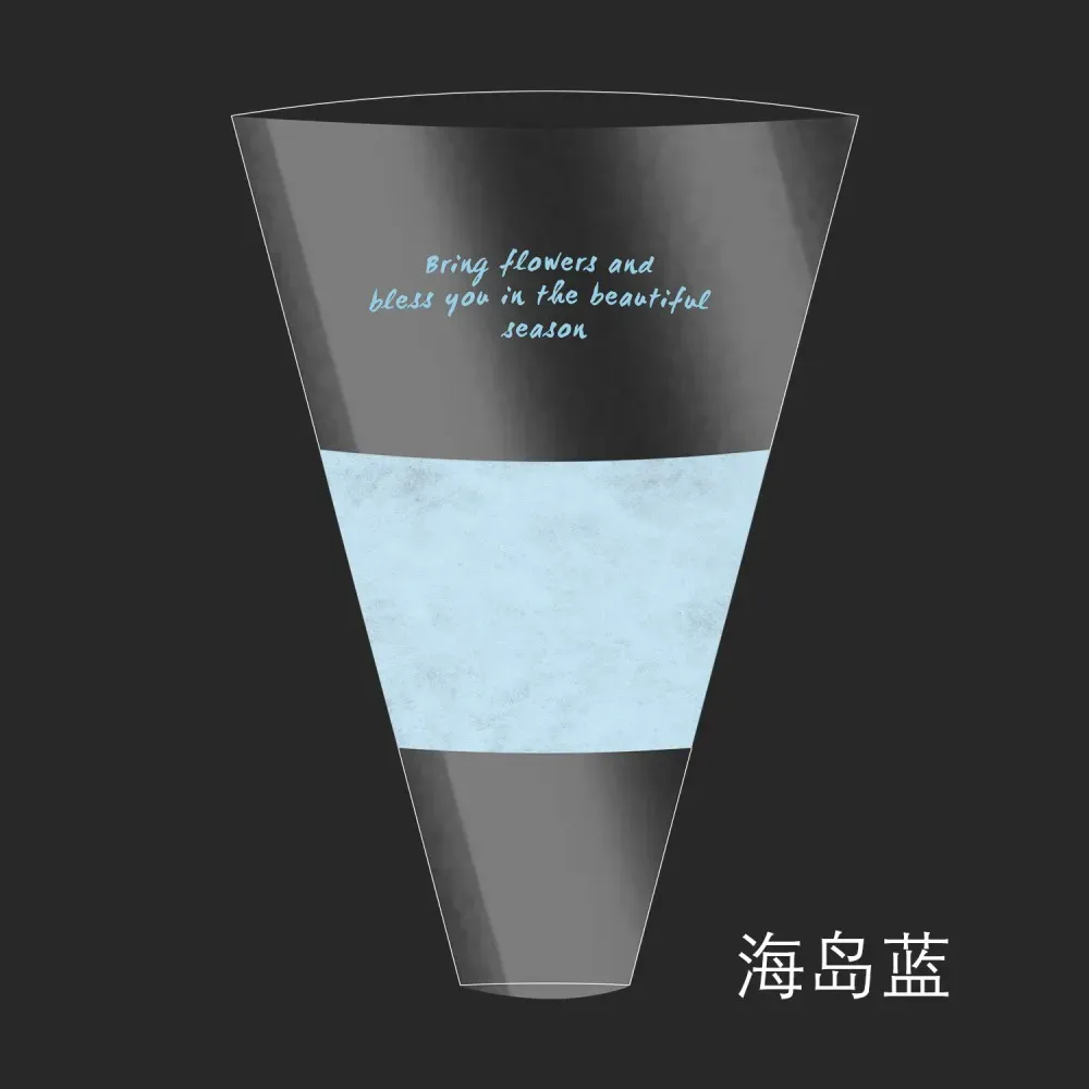 Flower cellophane bag "Line" #131