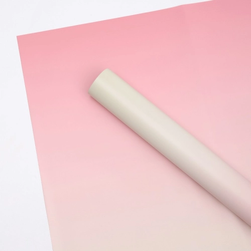 Celofan gradient roz-bej 58x50cm #164