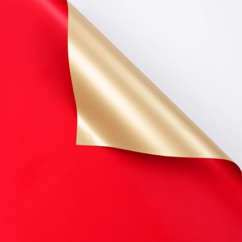 Celofan „Aur” bicolor, roșu #012