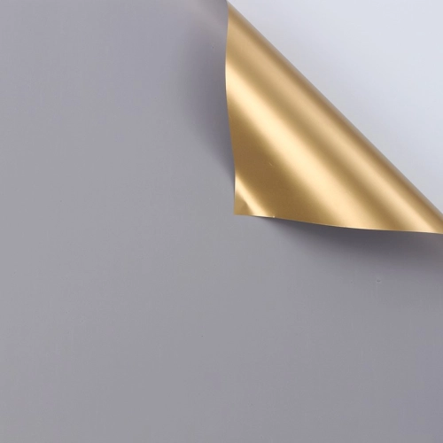 Celofan „Gold” bicolor, gri #126