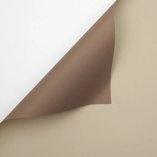 Celofan bicolor, cafea cu lapte #154