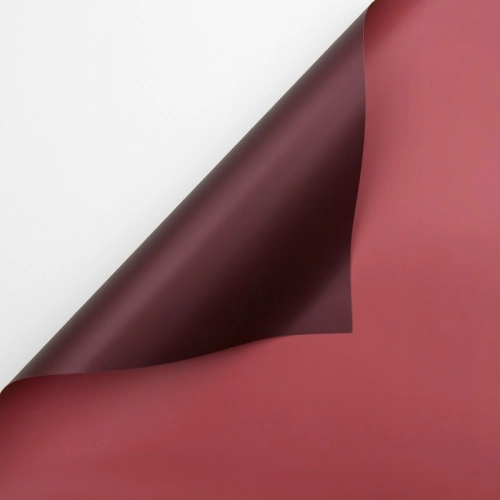 Celofan bicolor, rosu cu vin #011