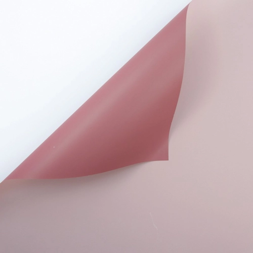 Celofan bicolor, roz+cinabru #035
