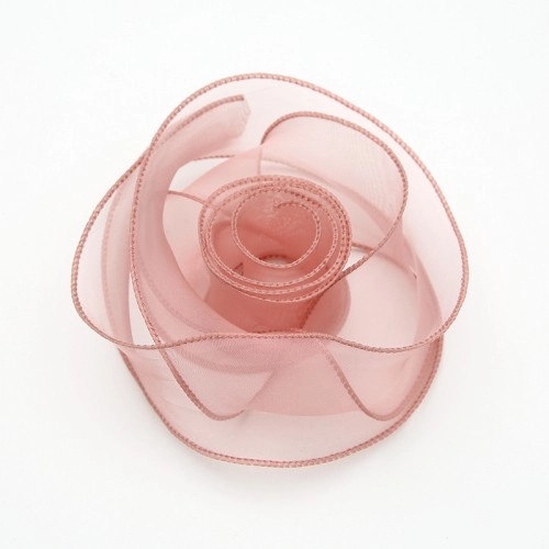 Panglică din organza "Premium", Peony,  4cm / 9.14m #162