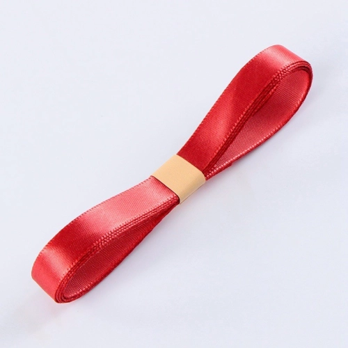 Panglică din poliester, red, 1cm / 82,29 m #012