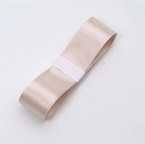 Panglică din poliester, milky tea, 2,5 cm / 32 m #155