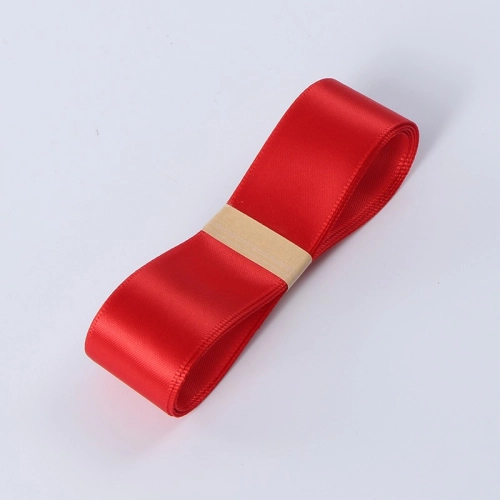 Panglică din poliester, red, 2,5 cm / 32 m #012