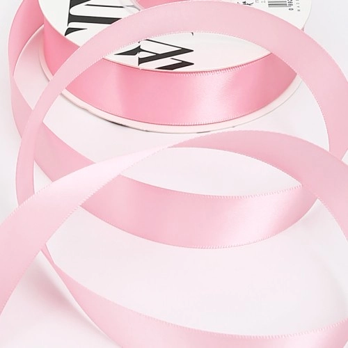 Panglică din poliester, Pink, 2,5 cm / 32 m #164