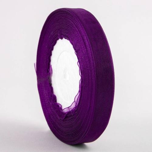 Panglică din organza, culoare #232, 1cm/45,72m