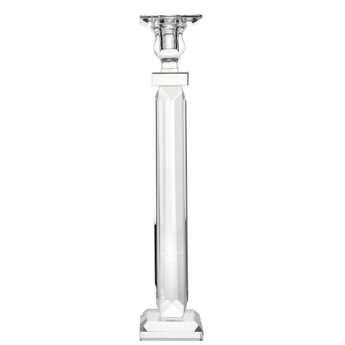 Suport de lumanare din sticla pentru 1 lumanare, 34 cm "Kaif L"