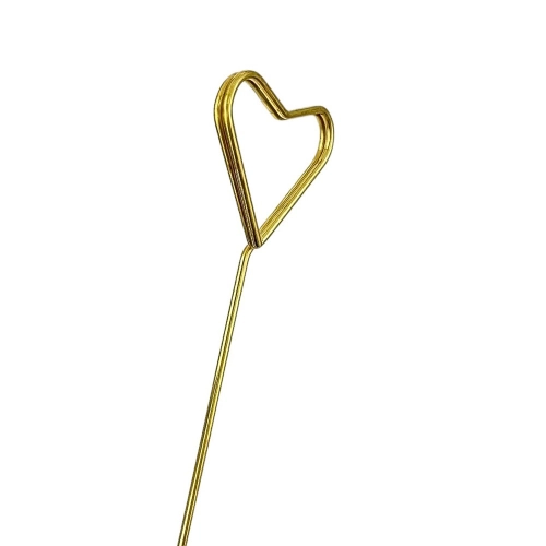 Topper pentru flori, in forma de inima 3x34
