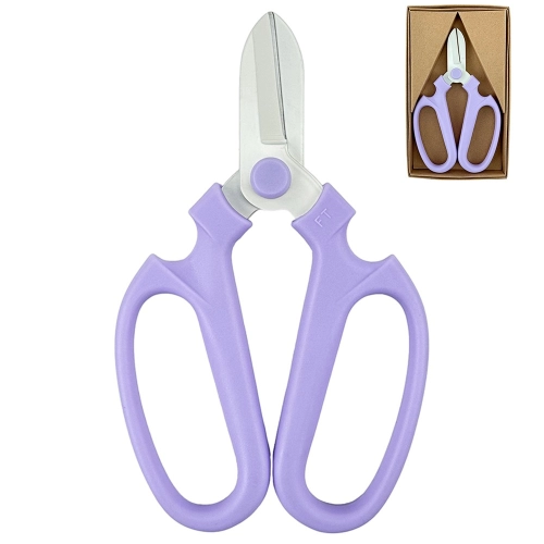 Foarfece florale liliac, fier + plastic, craft-box,17/10