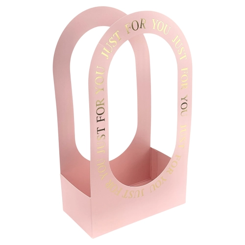 Pachete pentru flori roz "Handy" 22x12x38