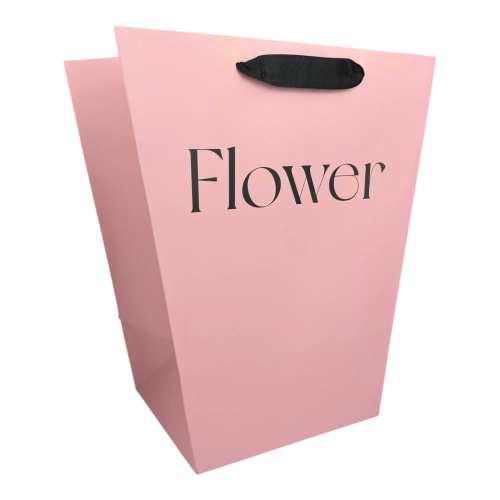Set 2 pachete pentru flori roz "Flory" 30x20x34