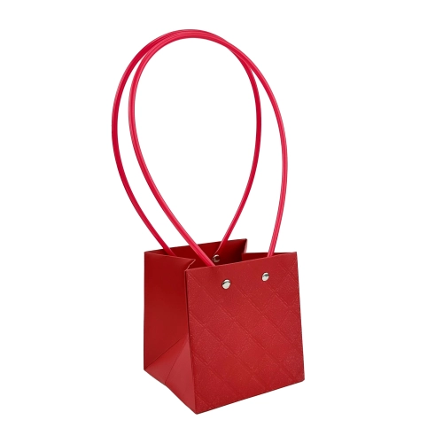 Set 10 genti visiniu, model cu diamante