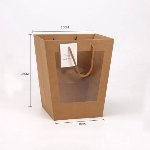Set 5 pungi craft, pentru flori 25x18x28 cm