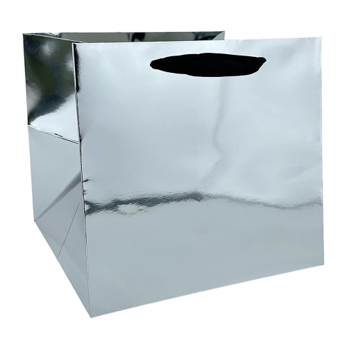 Set 2 pungi de argint, pentru flori 27x27x27 cm