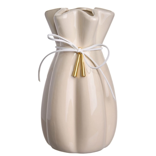 Vaza ceramica "Rosy" piersica 20x10