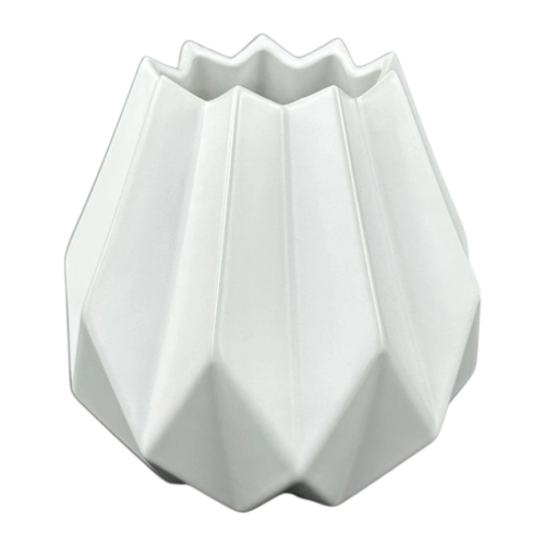 Vaza ceramica "Bordes" alba