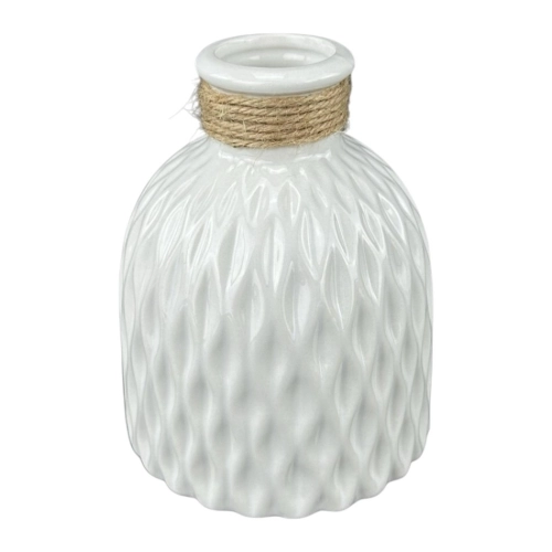 Vaza ceramica "Lindo" alba