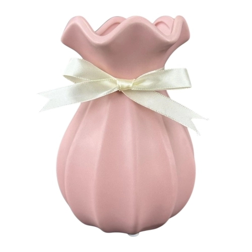 Vaza ceramica "Dzen S" roz