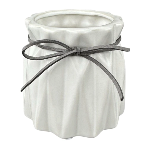 Vaza ceramica "Tiny S" alba