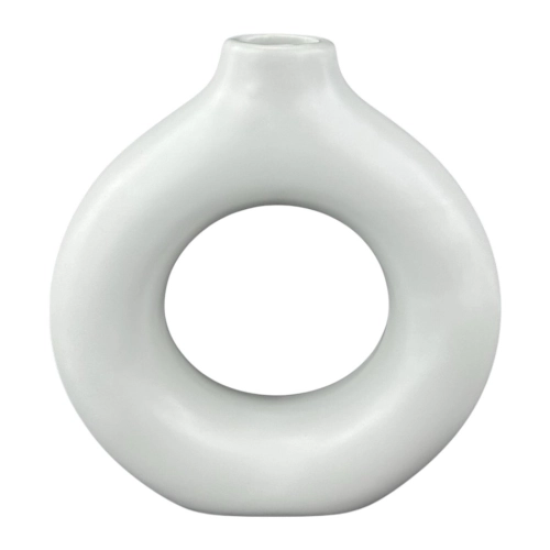 Vaza din ceramica "Uitare" alb