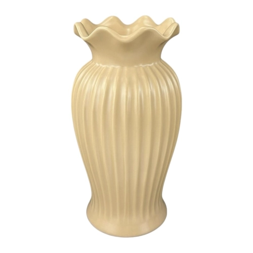 Vaza mare din ceramica "Lotus" piersică