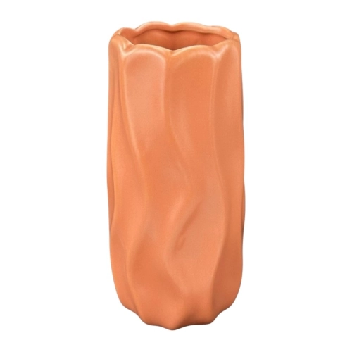 Vaza mica din ceramica "Val" portocalie