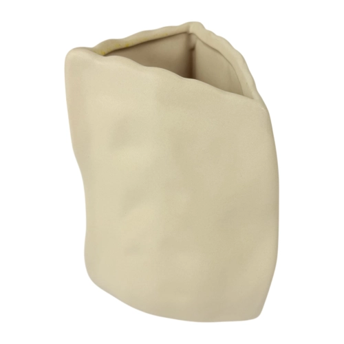 Vaza din ceramica "Sare" bej