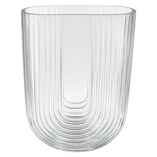 Vaza de sticla "Spiral S" transparenta