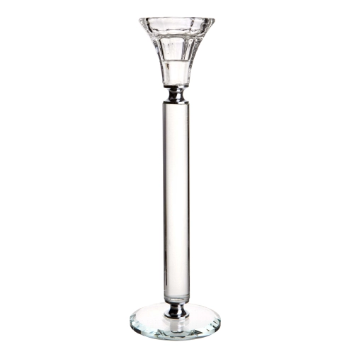 Suport de lumânare din sticlă, cu așchii de sticlă, pentru o lumânare "Glass M"