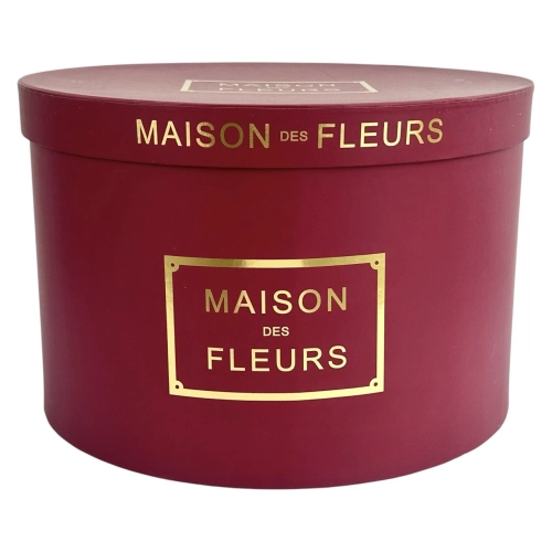 Set 5 cutii pentru flori visiniu "Maison de Fleur"