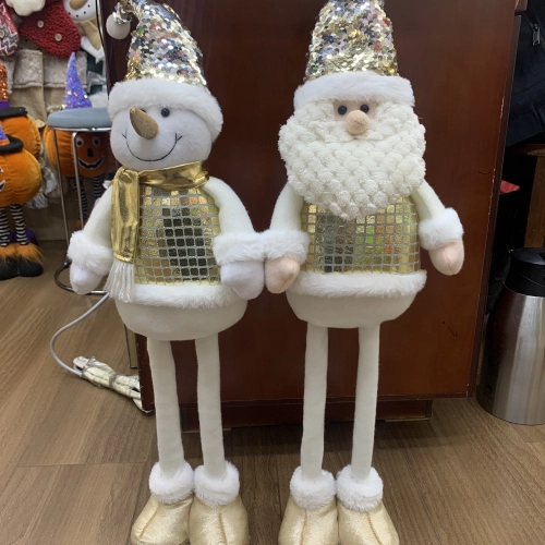 Figurină de Crăciun „Bunicul de aur” 70cm