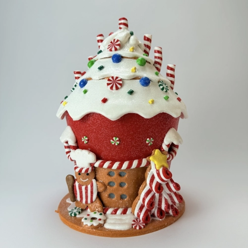 Figurina din ceramica "Casa de turta dulce #3"