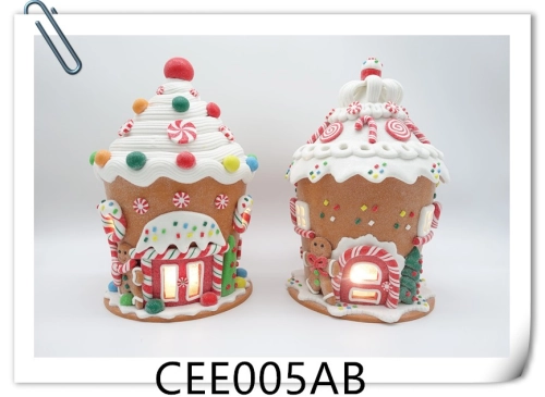 Figurina din ceramica "Casa de turta dulce #10"