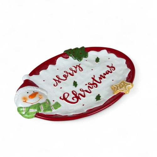White "Happiness #2" Christmas food