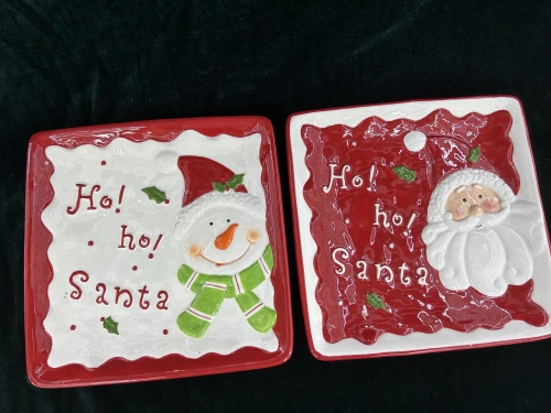 Farfurie de Crăciun „Ho-ho Santa #1`”
