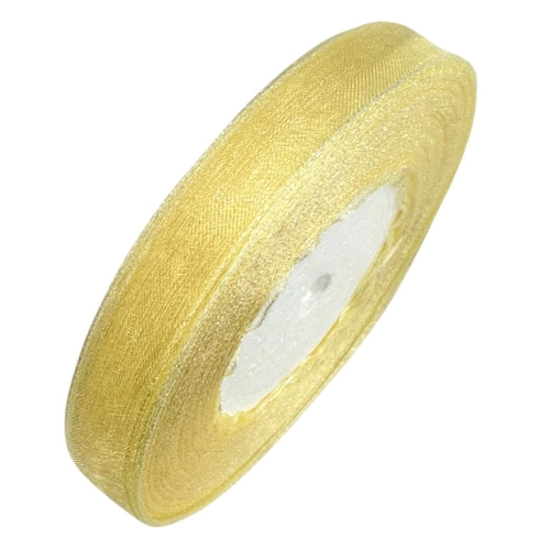 Panglică din organza, culoare #1008, 1cm/45,72m