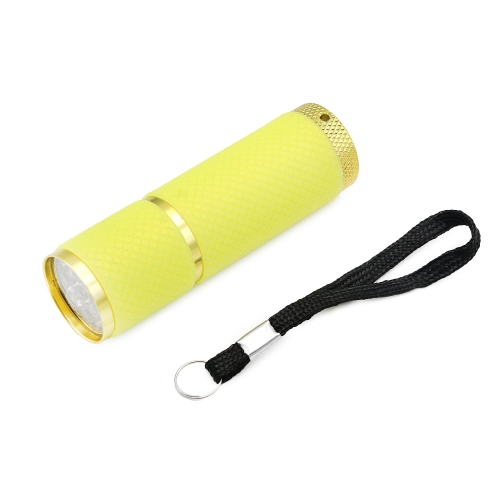 Lampa LED de unghii, tip lanterna, putere de 9W, Galben