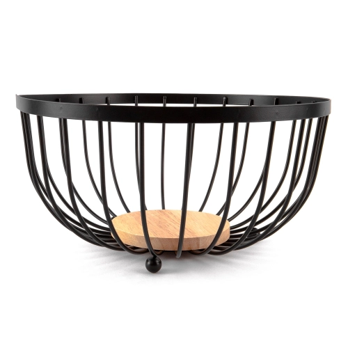 Fructiera neagra, cu fund de lemn 25x13