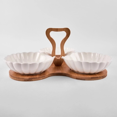 Set aperitiv din ceramica "Core" cu maner