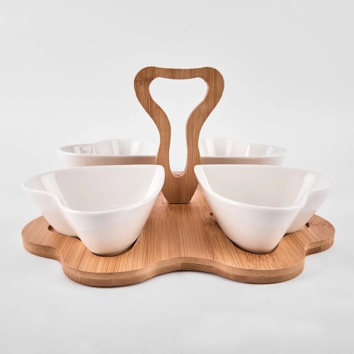 Set aperitiv din ceramica "Lovely" cu maner