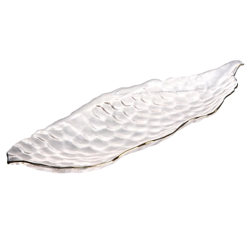 Platou din sticlă „Ibrium”, 3/37/12 cm