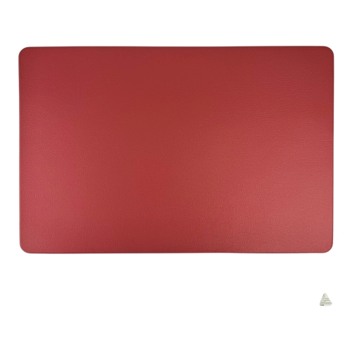 Set 6 suporturi pentru placi, PU, ​​izolatoare si antiderapante,roșu, "Skin"