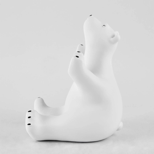 Suport pentru telefon "White bear" 16/9cm