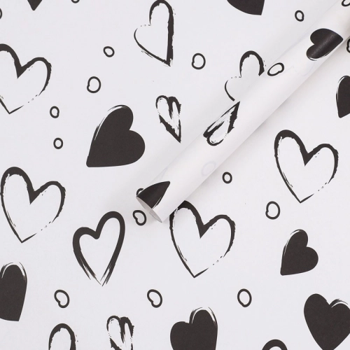 Celofan negru si alba "Love" #04