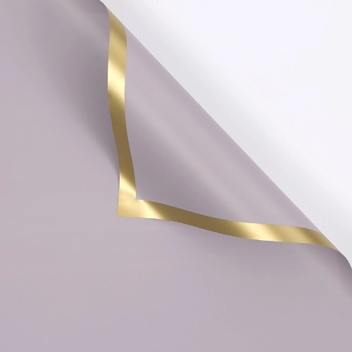 Celofan „Gold kant” grey violet #034