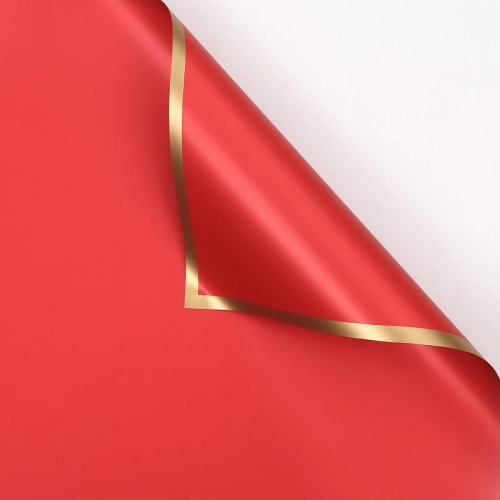 Celofan „Gold kant” Icy pink #012